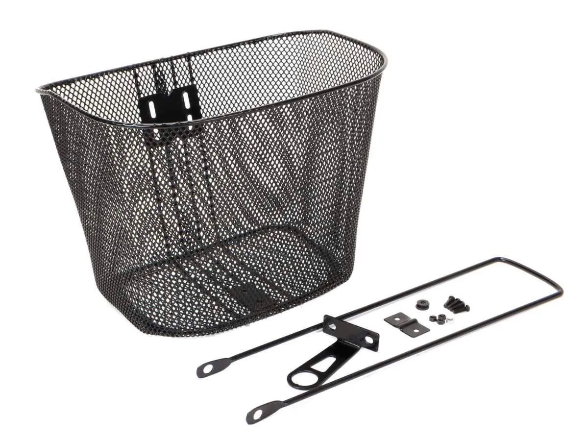 Koszyk na kierownicę CL-01 /34x25x26 / ze wspornikami + uchwyt 25,4 - Oficjalny Sklep Romet