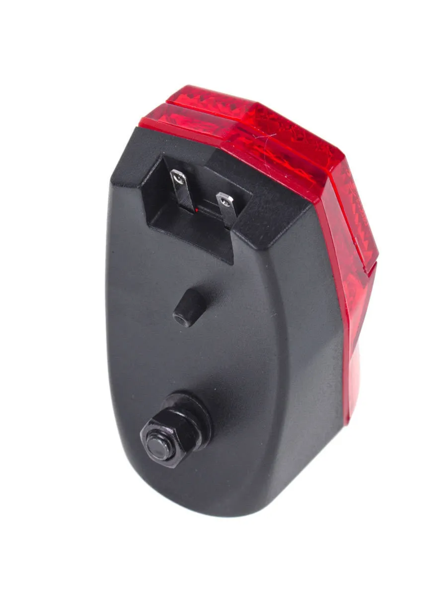 Lampa tylna XC-114D Led 6V-0,6W na błotnik do prądnicy z odblaskiem