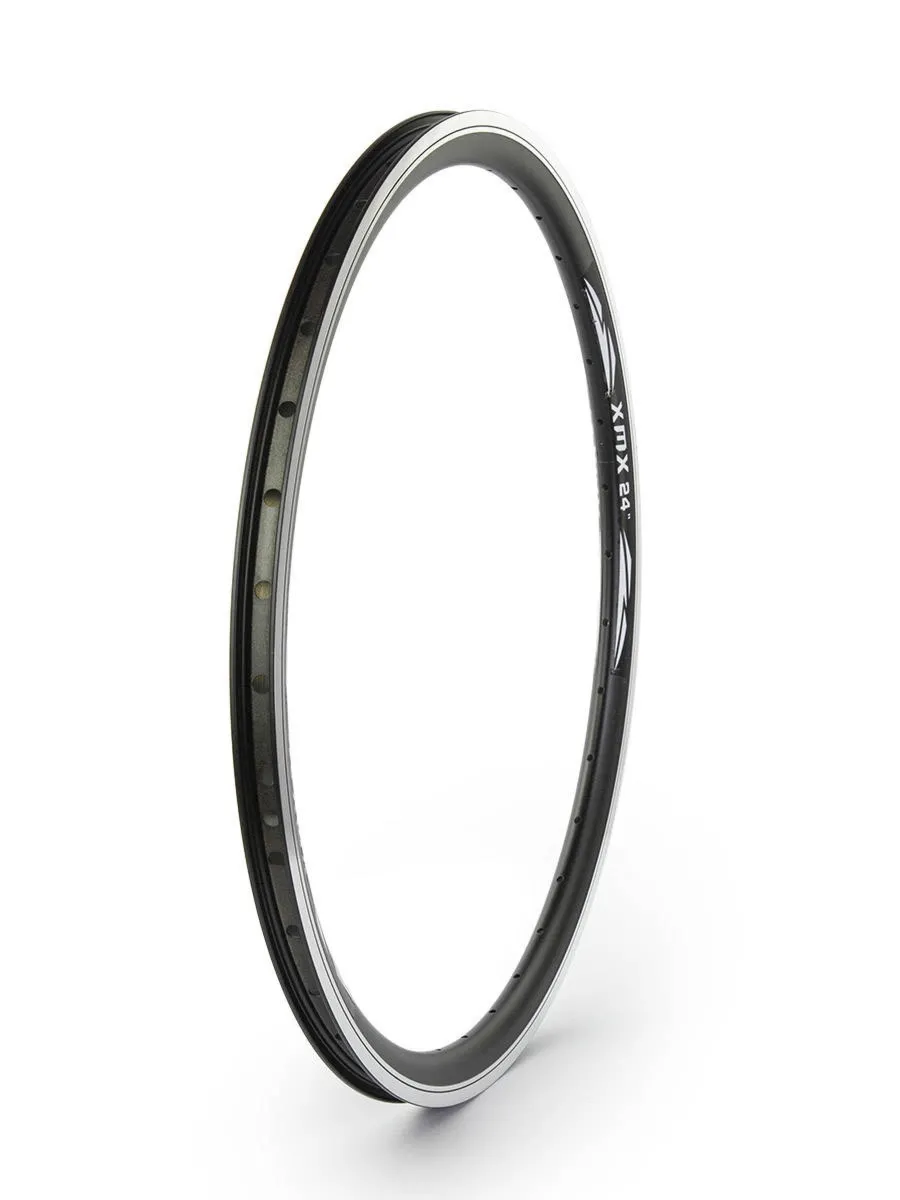 Obręcz stożkowa 24" -YKL-D6- 36-otworów, czarna CNC