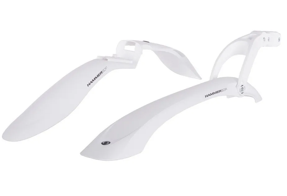 Błotniki HAMMER 2 komplet białe