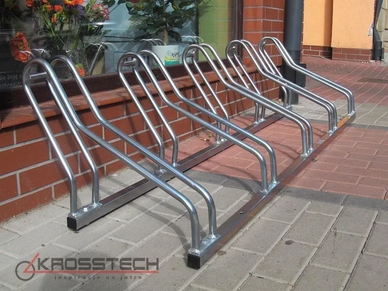 Stojak na rowery Cross 5 na 5 rowerów, ocynkowany