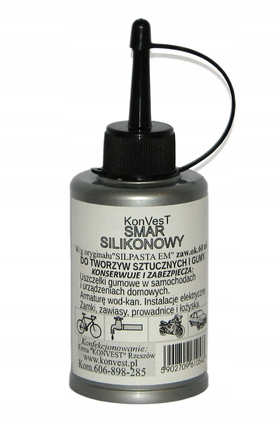 Smar silikonowy 70 ml z aplikatorem