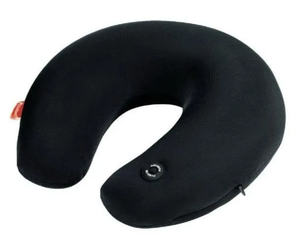 Zagłówek - poduszka z masażerem czarna Rockland