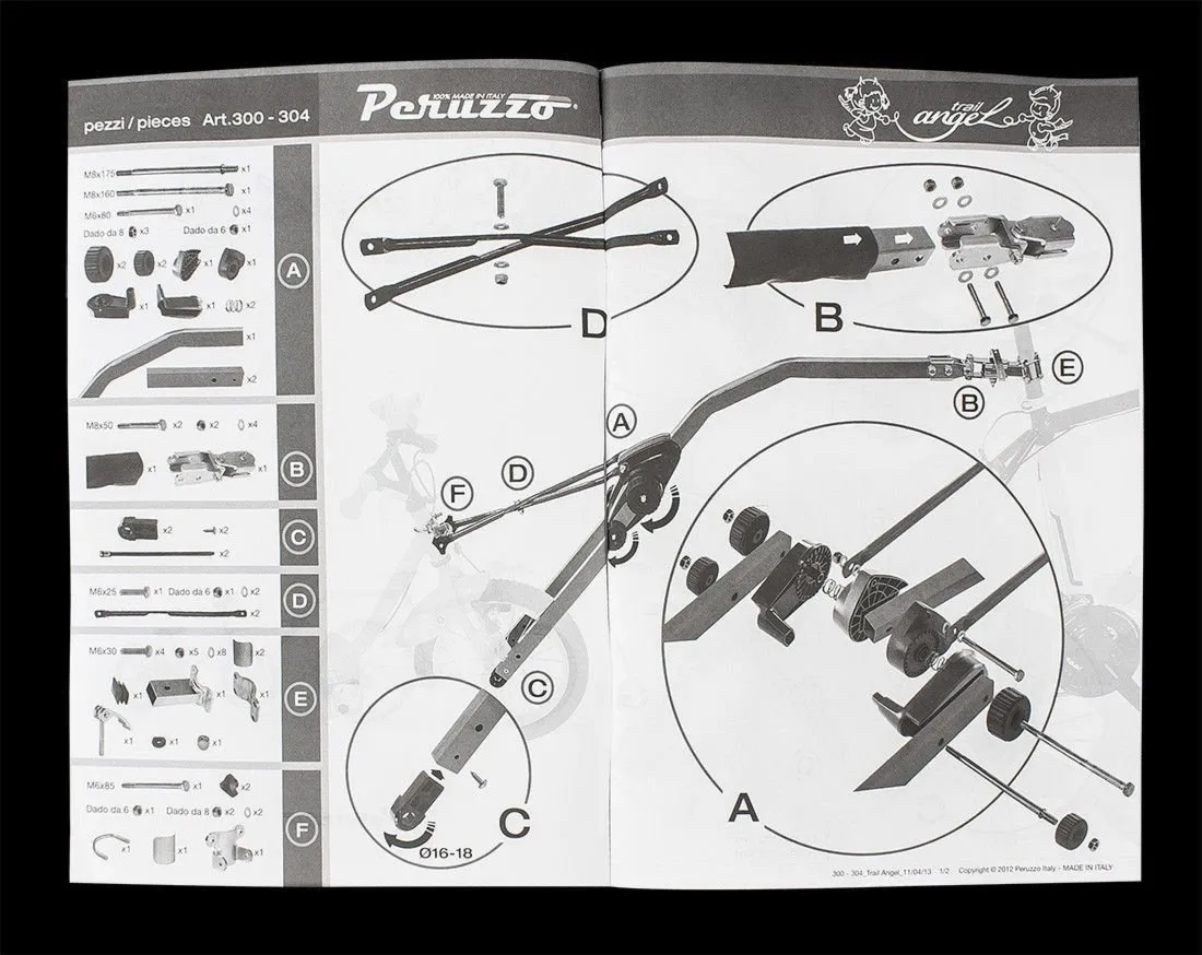 Hol do roweru dziecięcego Peruzzo Trail Angel - żółty