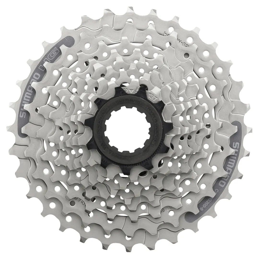 Kaseta Shimano CS-HG201 9 rzędowy 11-32 Acera srebrna