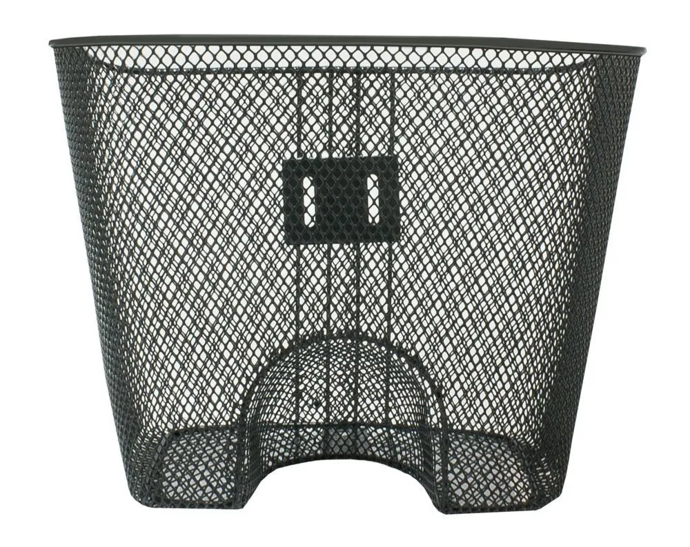 Kosz rower HT-112 na przód siatka z wytłoczeniem na lampę