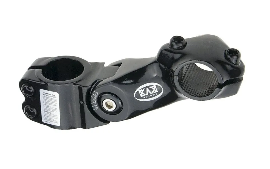 Wspornik kierownicy Ahead 28,6 regulowany aluminiowy czarny