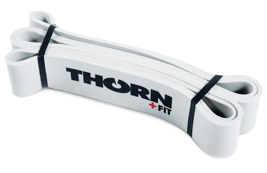 Guma do ćwiczeń THORN+FIT Superband MEDIUM 208x4,40x0,45 cm kremowa