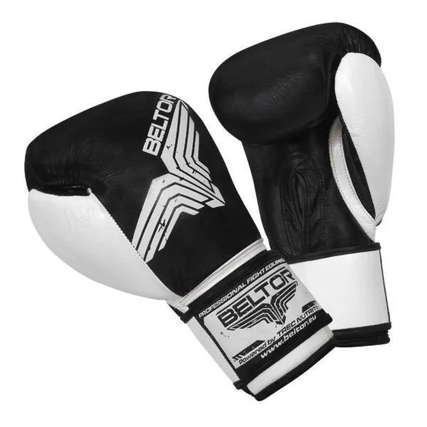 Beltor rękawice bokserskie Pro-Fight 12oz czarne