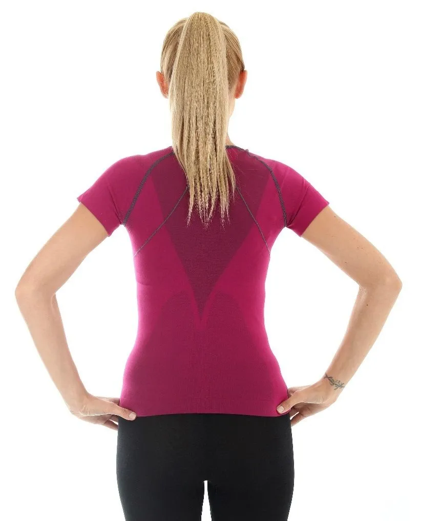 Brubeck SS10230 koszulka damska amarant