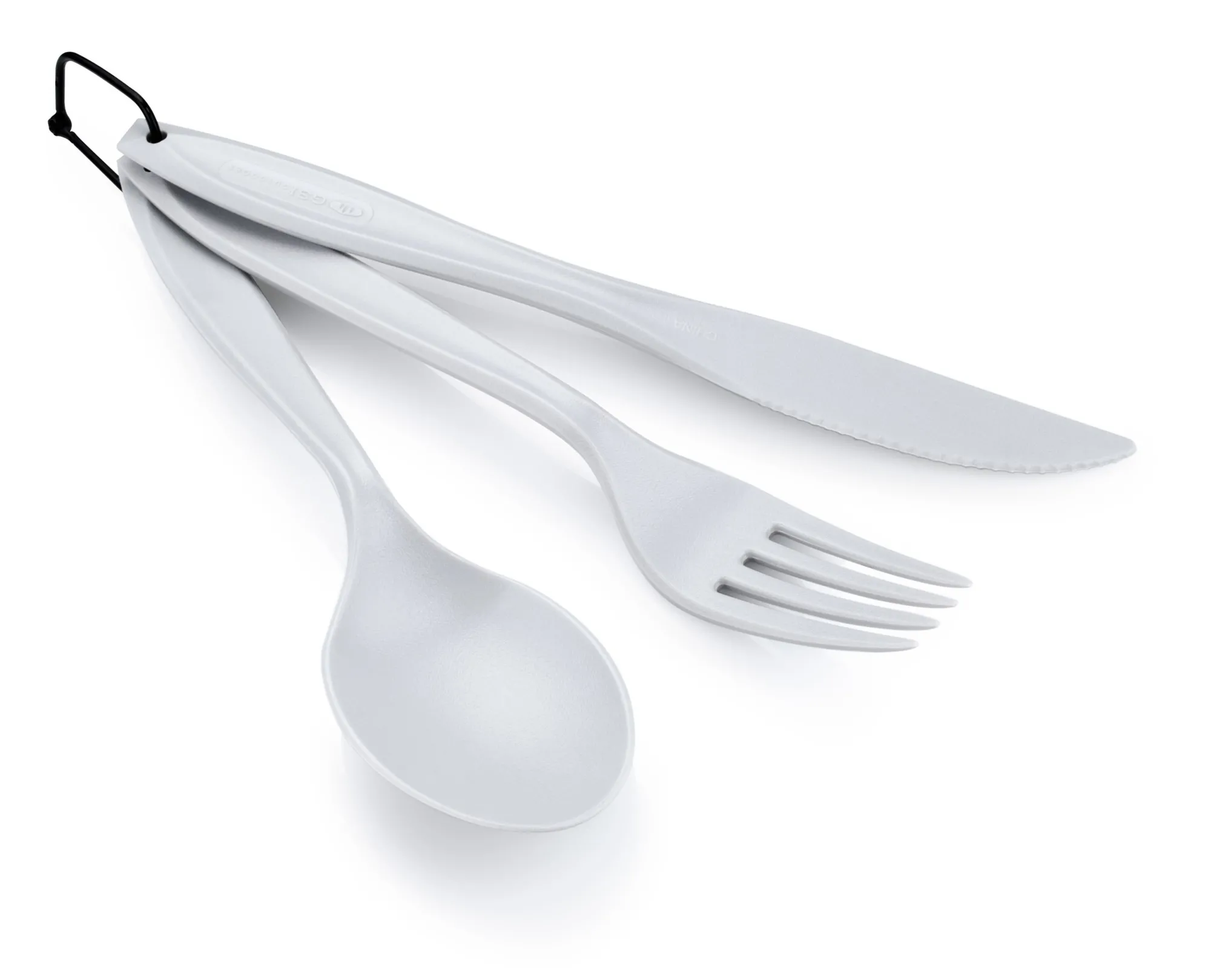 Zestaw sztućców turystycznych GSI RING CUTLERY SET szary