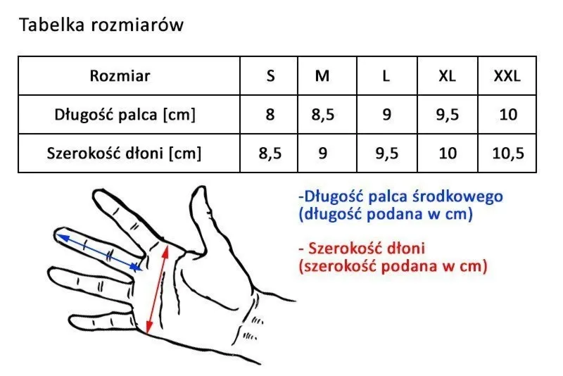 Rękawiczki rowerowe Vivo SB-02-1566 czarne