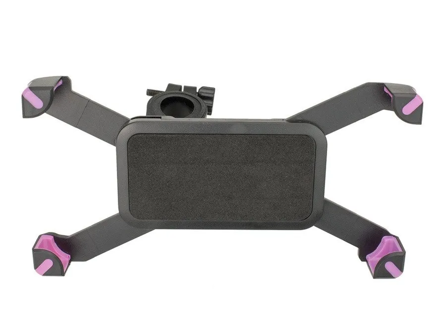 Uchwyt rowerowy na smartfon Verso CH-01 - czarno-różowy