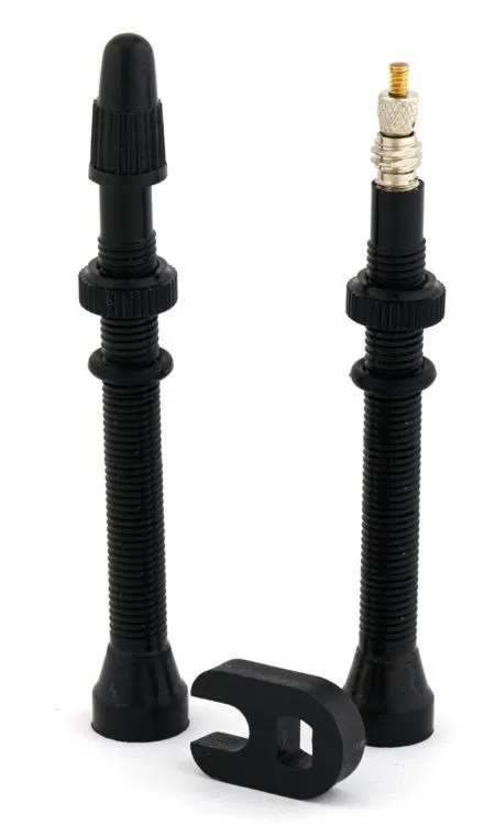 Zawory Trezado do systemów bezdętkowych - 2 sztuki czarne 60mm