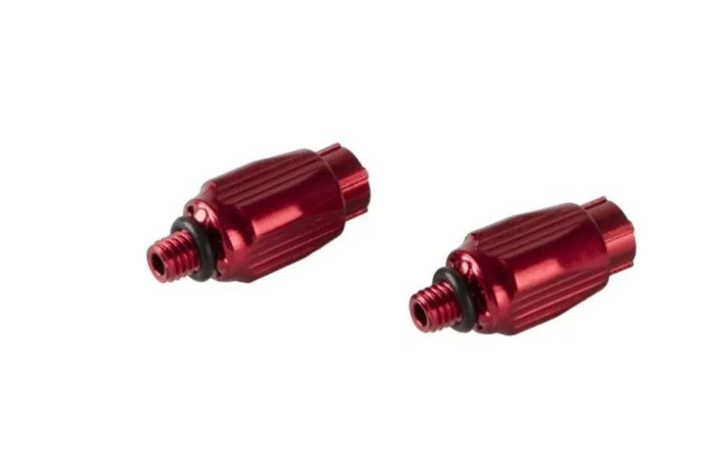 Regulator napięcia linki przerzutki AC-ADJ01, czerwony, 2szt.