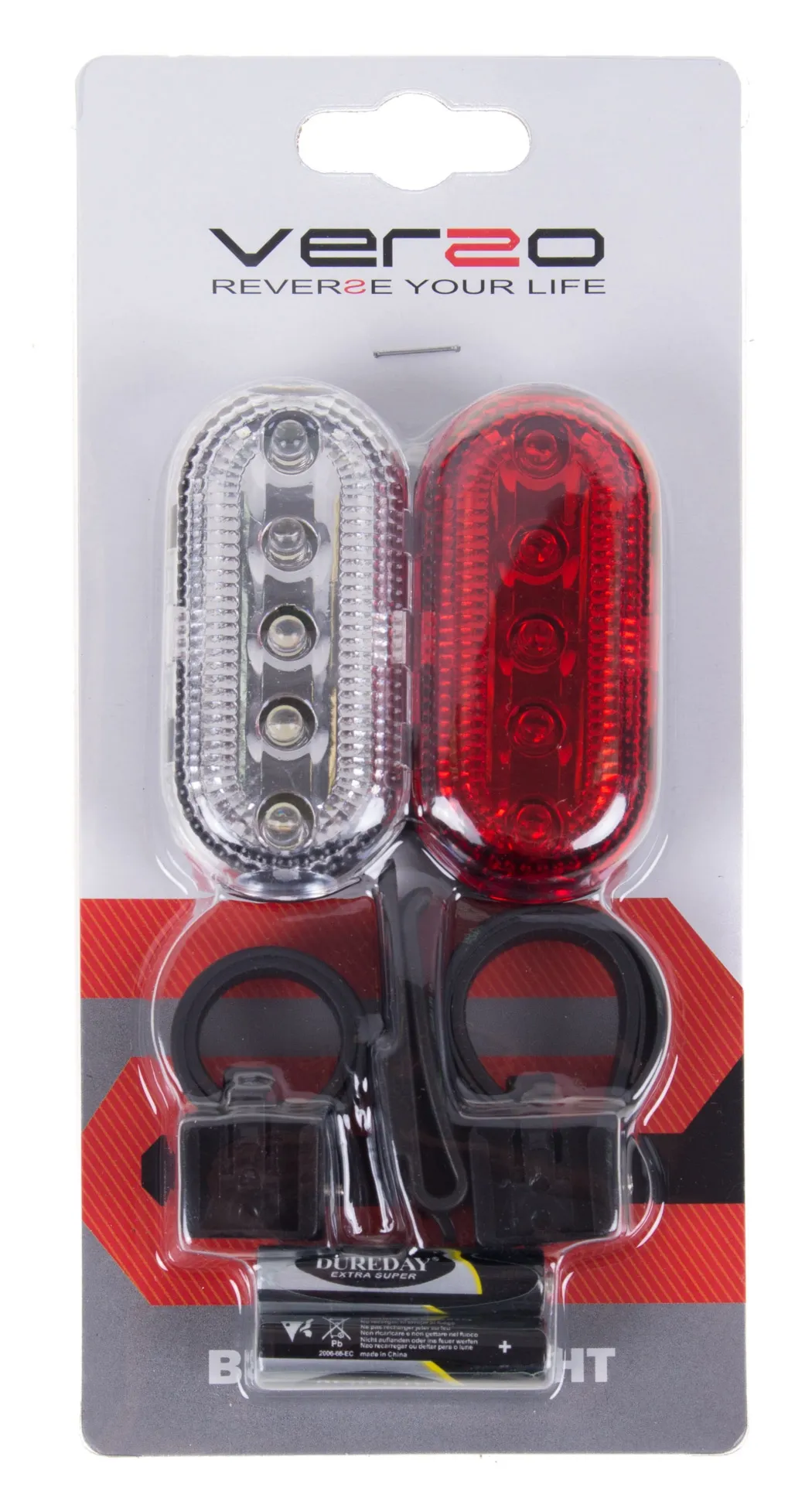 Zestaw lamp przód Verso 5-diod,3-funkcje + tył 5-diod,3-funkcje