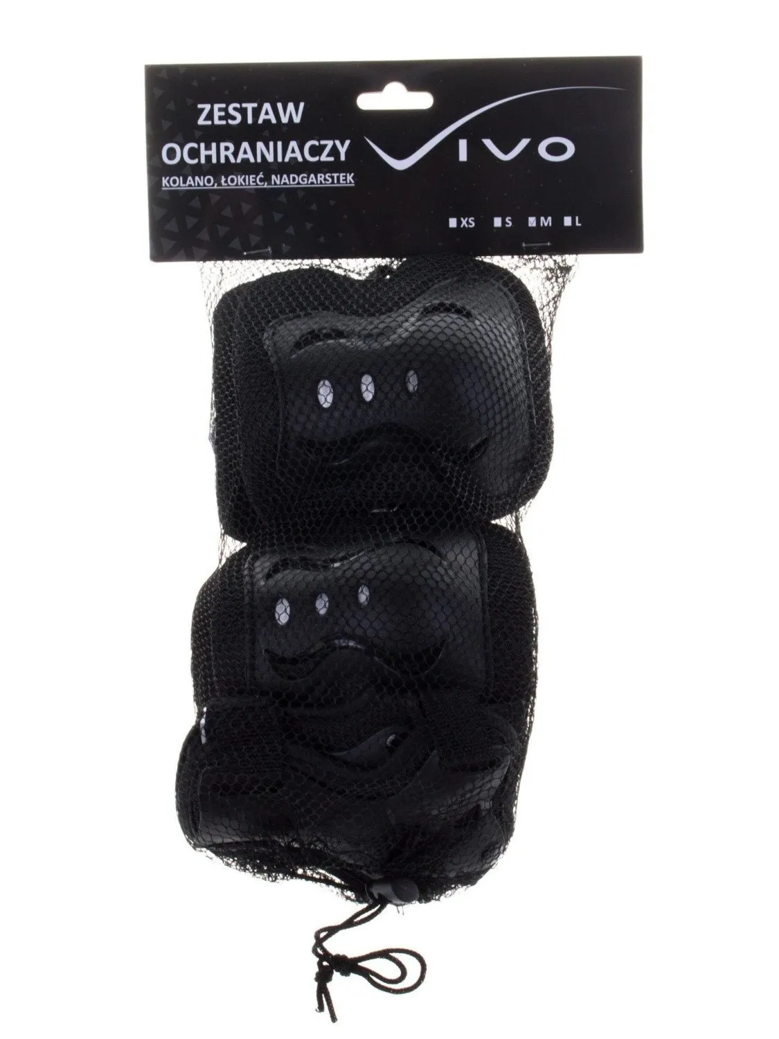 Ochraniacze na łyżworolki Vivo Junior JR-500 czarne