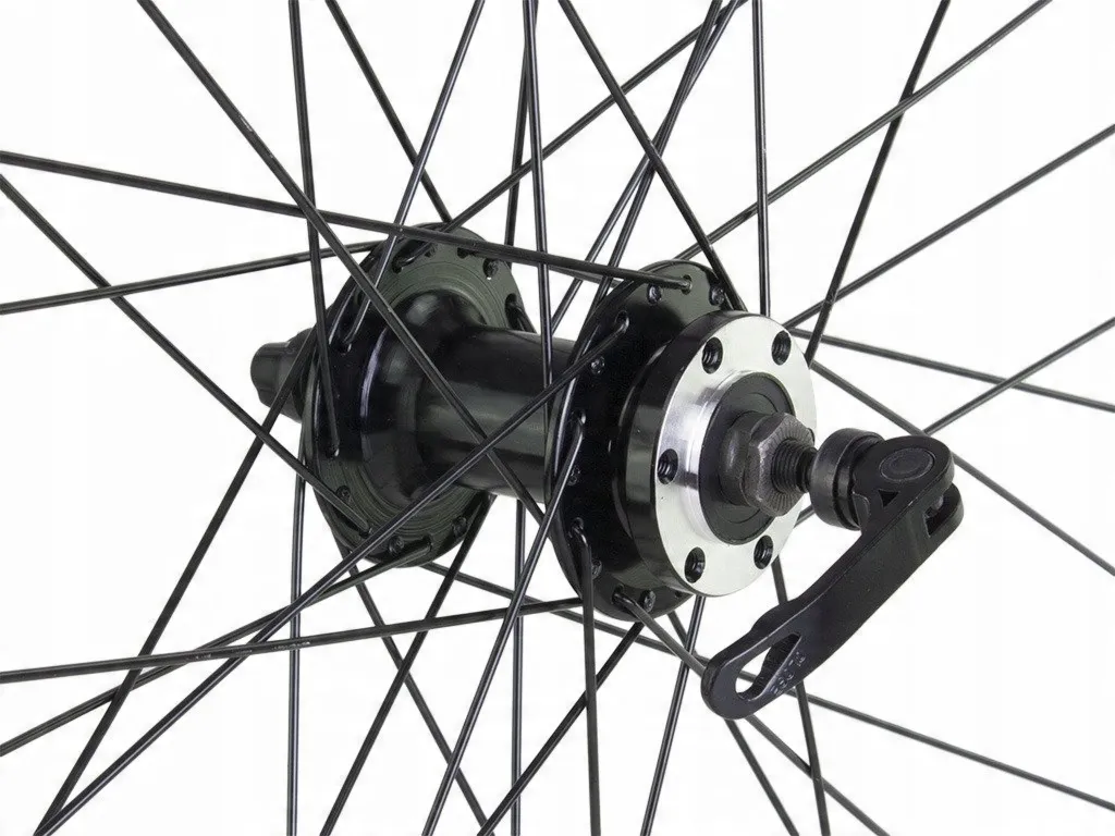 Koło przód 27,5" piasta SF-B07 QR czarna do hamulec tarczowy, obręcz stożek, szprychy czarne