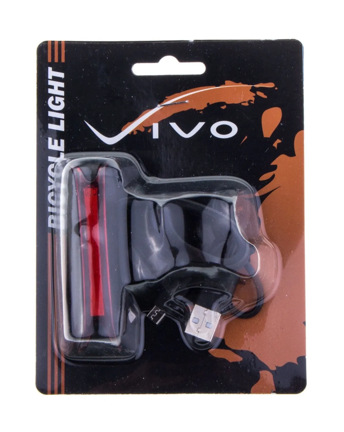 Lampa tylna silicon HL-PR008 USB 20 Chip Led 65 Lm -akum.500mAh