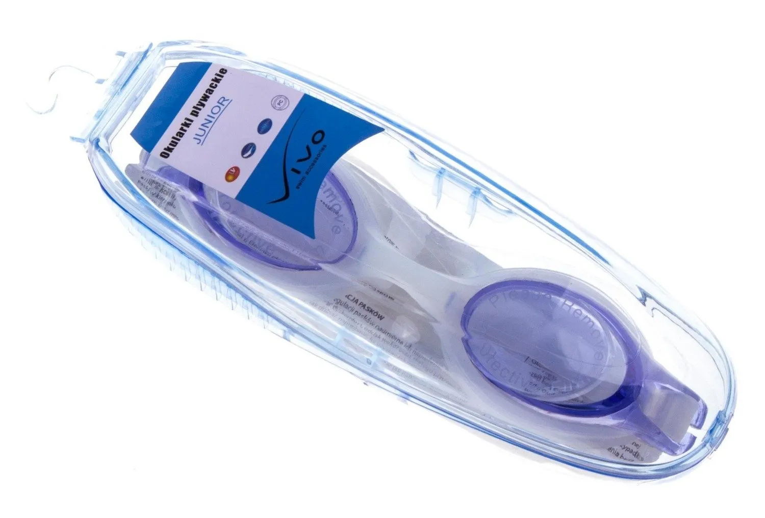 Okulary do pływania Vivo Junior B-0115 fioletowe