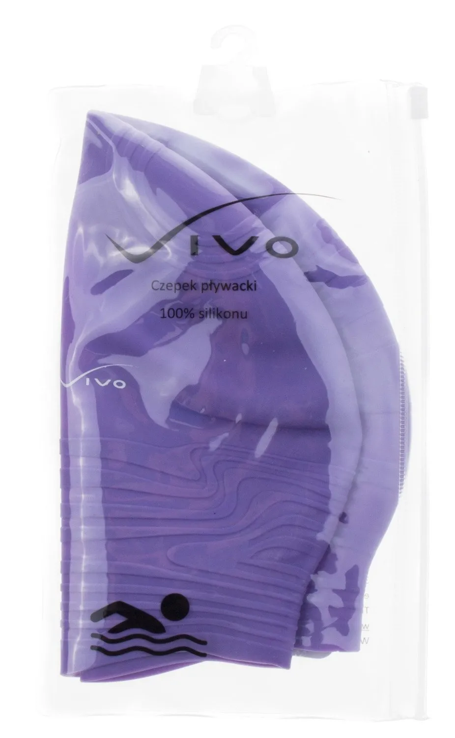 Czepek silikonowy Vivo B-1315 3-D wrzosowy