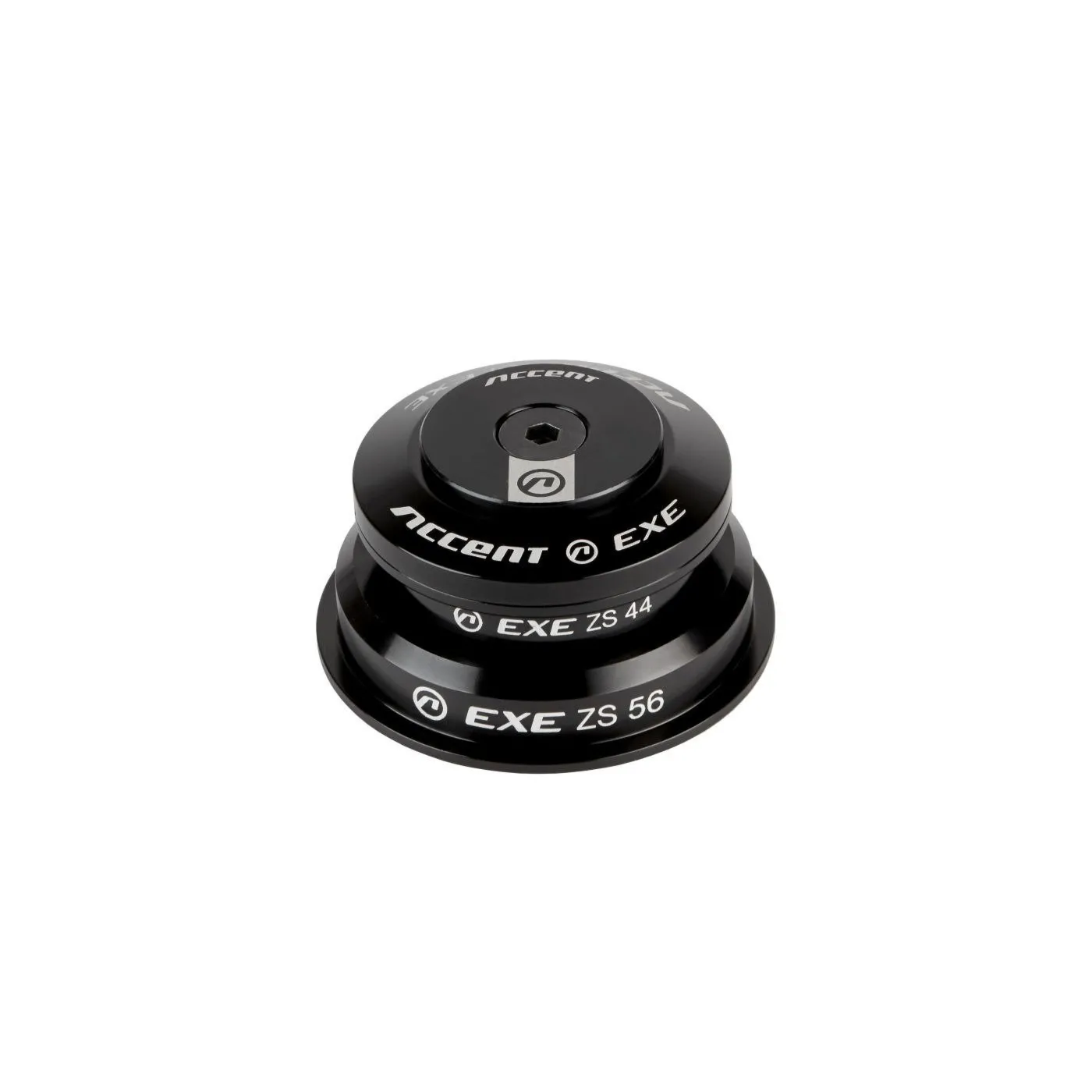 Stery pół-zintegrowane HSI-EXE Taper 1-1/8"-1.5" ZS44-ZS56 taper, czarne, łożyska maszynowe