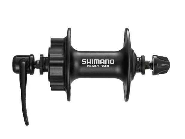 Piasta przód Shimano DEORE HB-M475 do hamulców tarczowych 36-otworów czarna