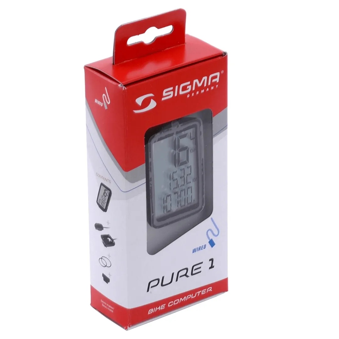 Komputerek SIGMA PURE 1 czarny przewodowy