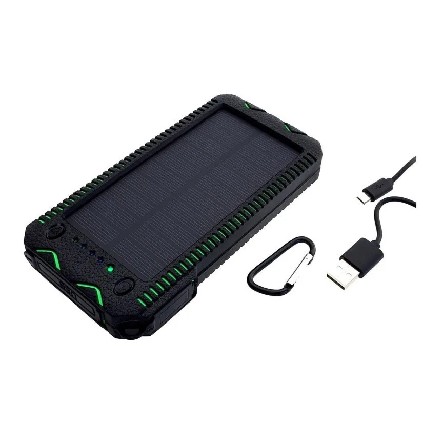 Powerbank PowerNeed 12000mAh z panelem solarnym