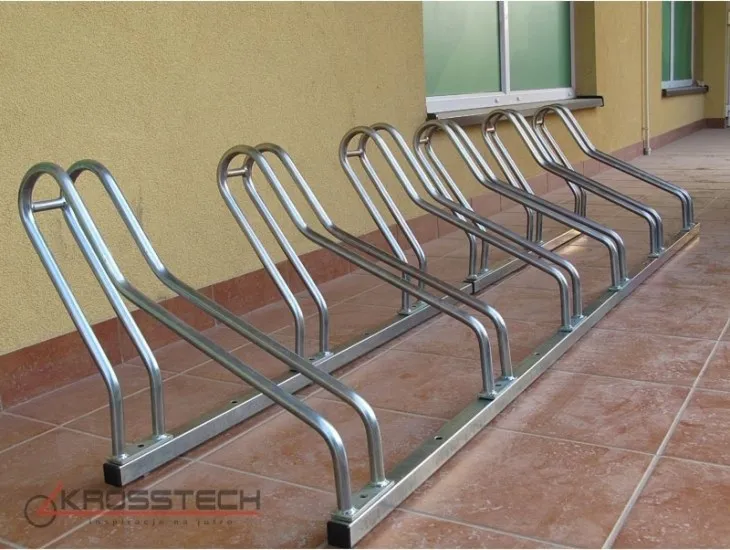 Stojak na 6 rowerów CROSS-6, ocynkowany