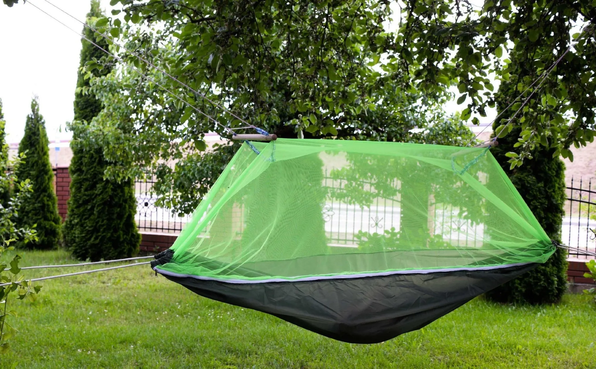 Hamak Campingowy z moskitierą 210x140cm