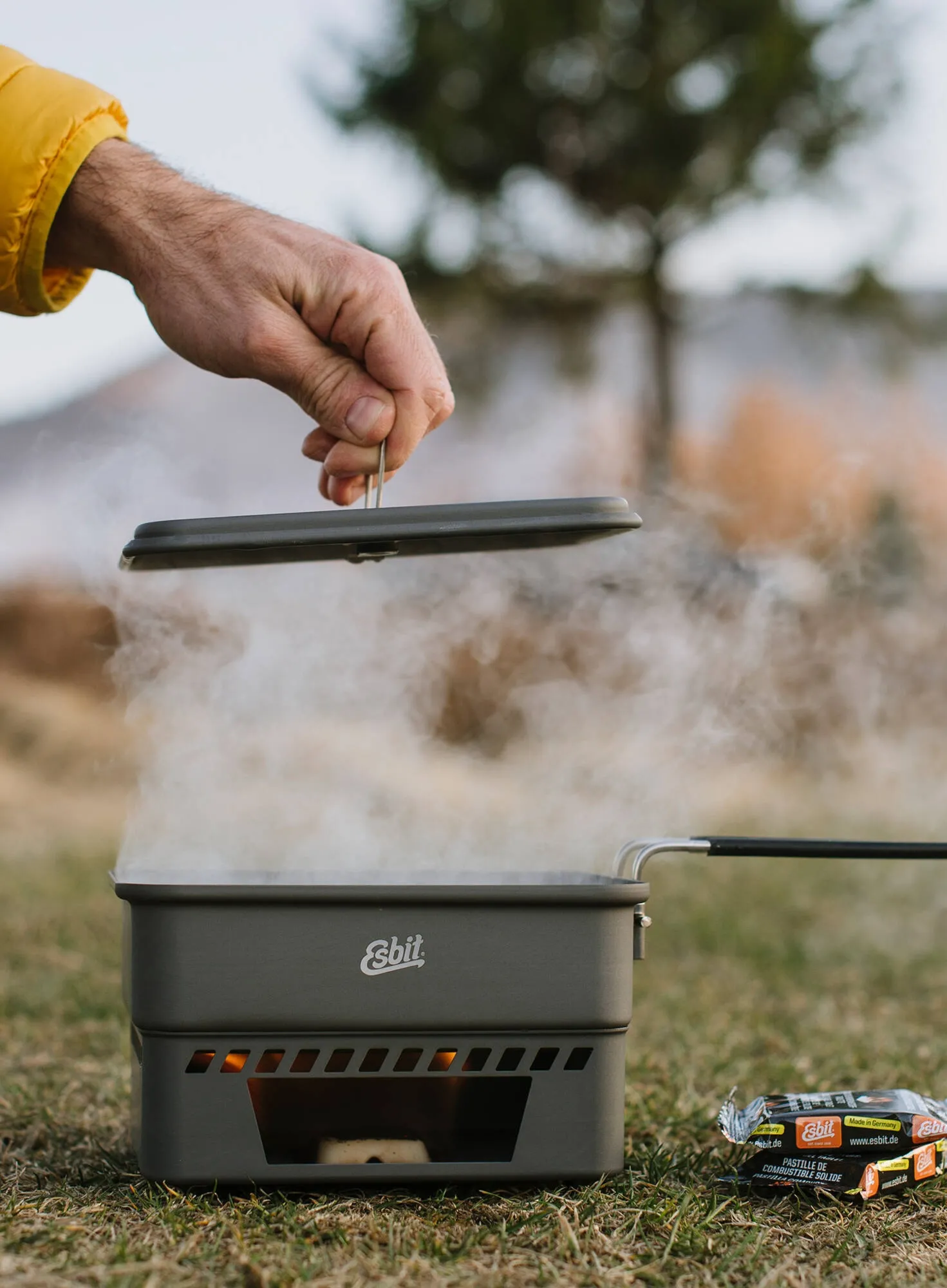 Zestaw do gotowania Esbit Solid Fuel Cookset 1100ml