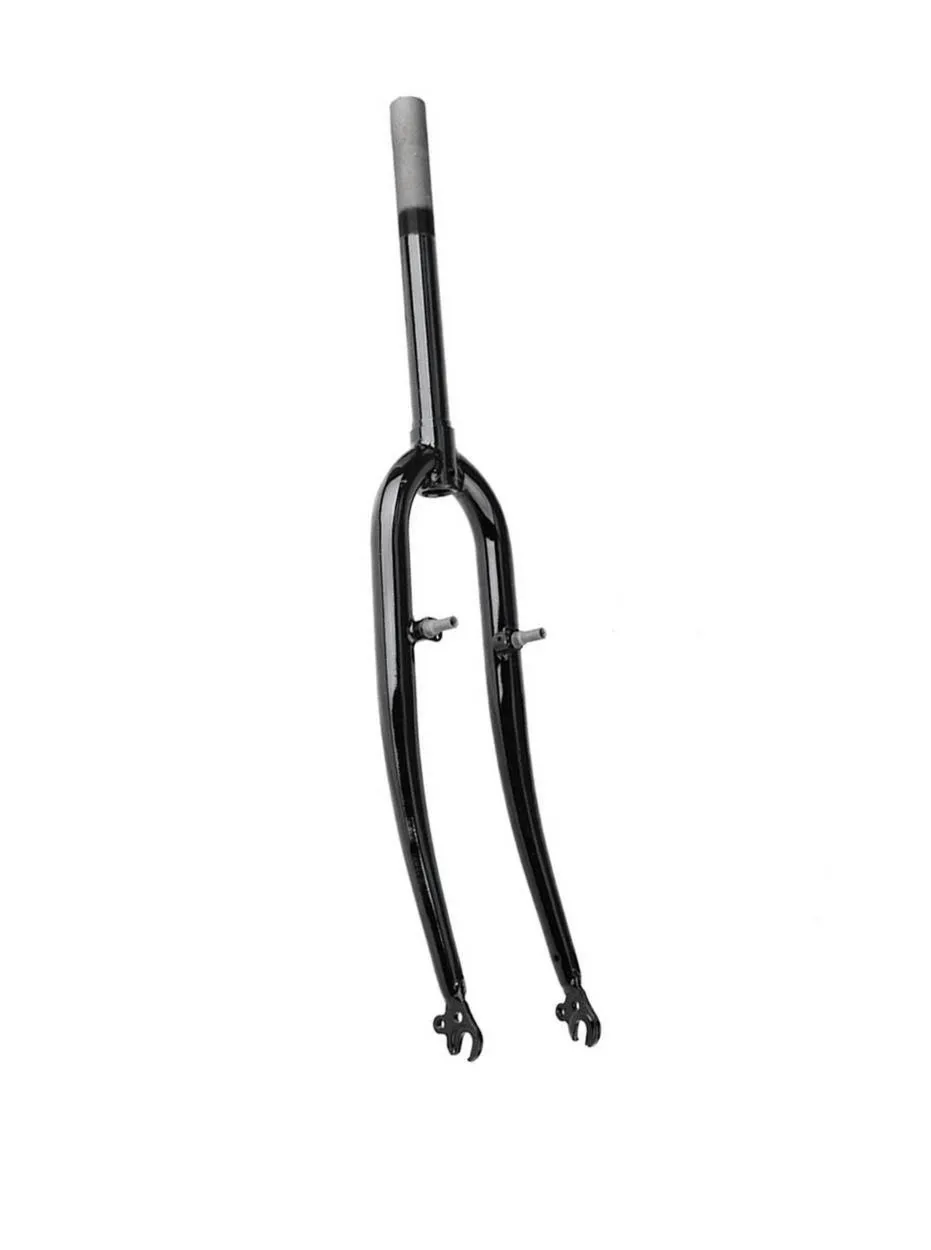 Widelec 26" 1 1/8" /28,6x240x100 mm gwint/ stalowy czarny