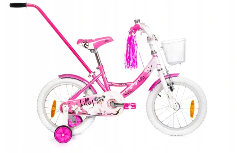 Rower dziecięcy ROCK KIDS LILLY 16" różowy 2020