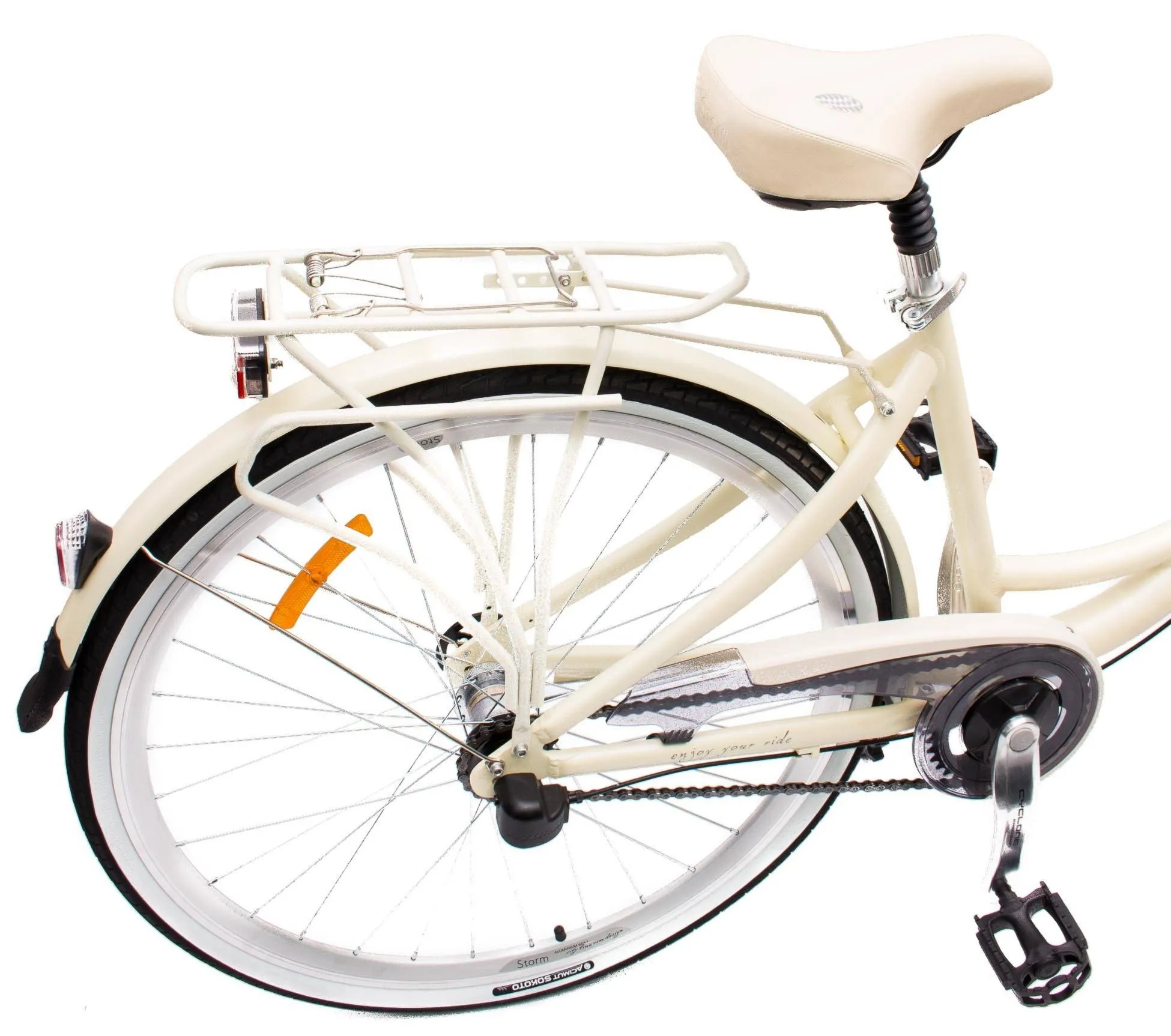 Rower Storm 28" PARIS 3-biegowy rama aluminiowa amortyzator zielony