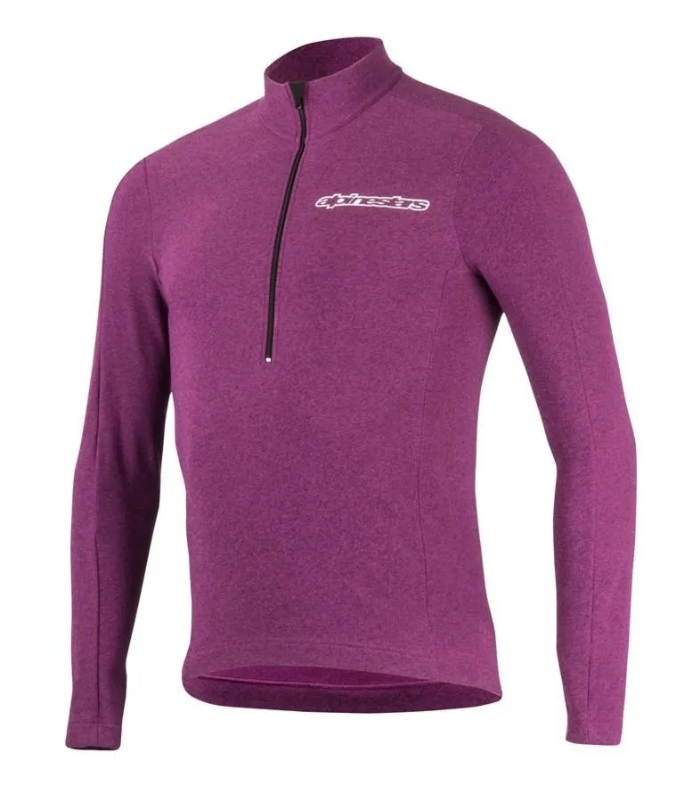 Alpinestars-Koszulka BOOTER WARM JERSEY plum white 1762217-389 New