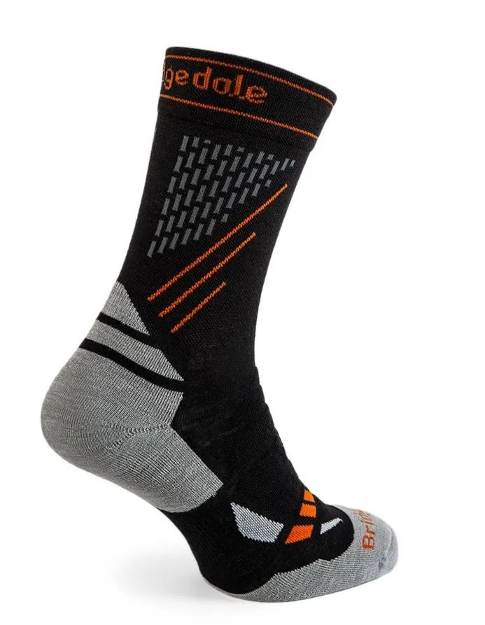 Skarpety narciarskie Bridgedale Ski Nordic Race Merino P - black/stone