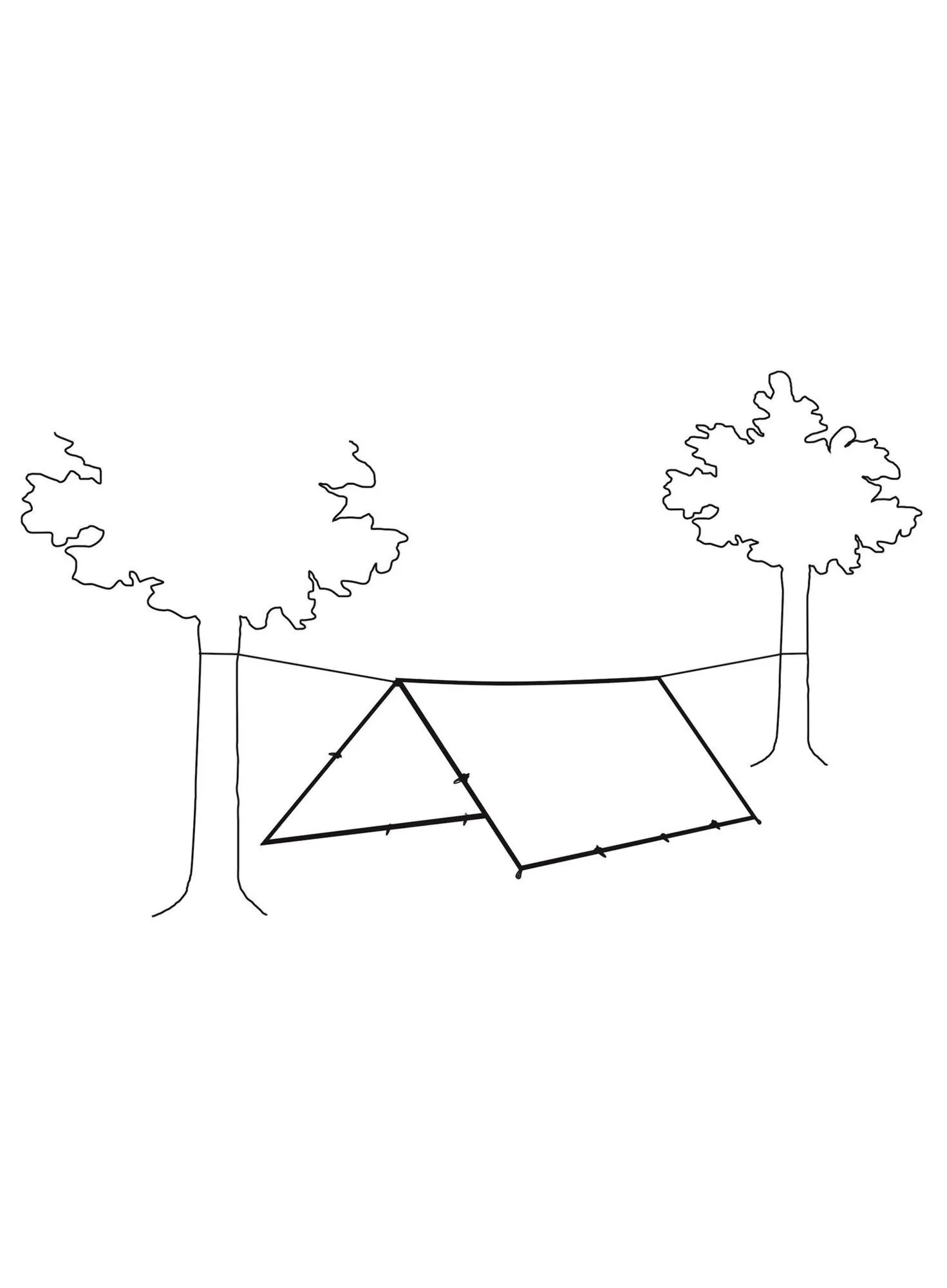 Turystyczny tarp Robens Tarp 4x4 m