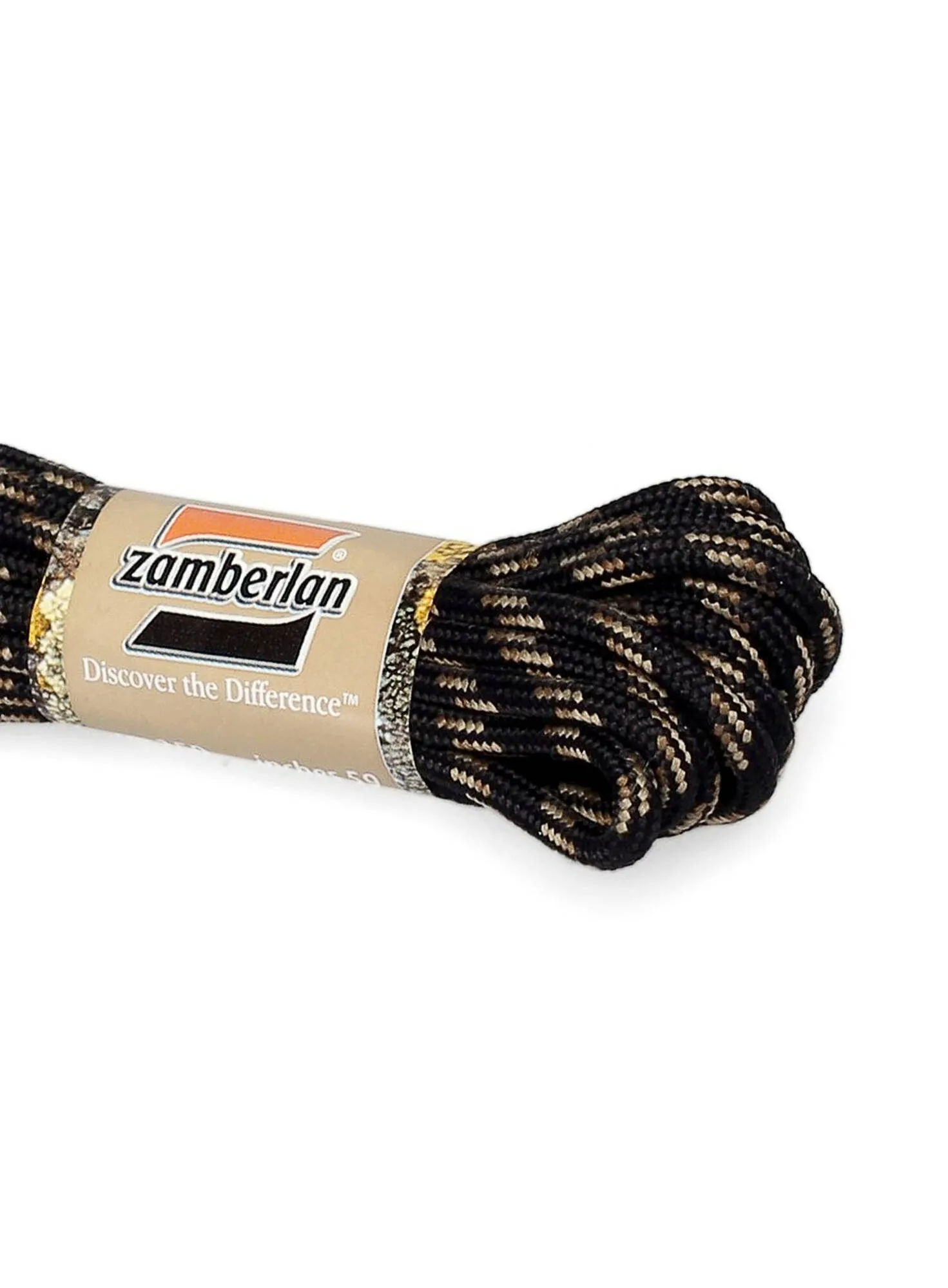 Sznurowadła trekkingowe Zamberlan Round Lace - black-beige