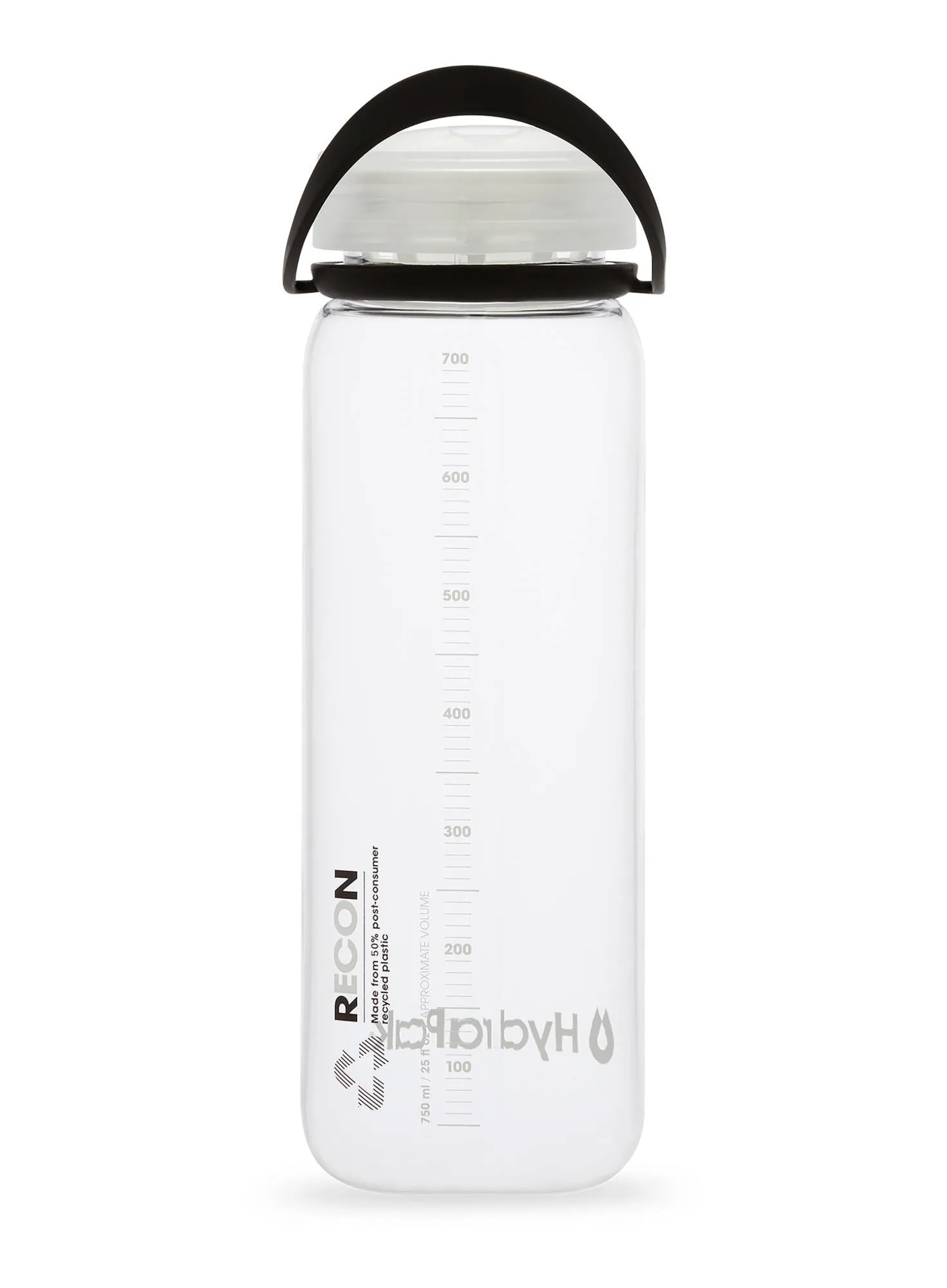 Ekologiczna Butelka HydraPak Recon 750ml - Clear/Black & White