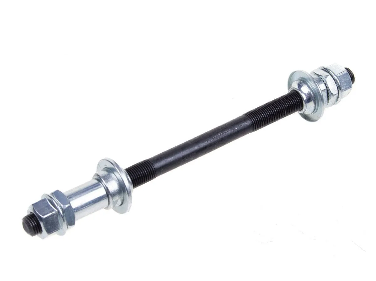 Oś piasty tylnej XMX-HR-12G 3/8" x 175 mm - stożki z osłoną utwardzana kpl.