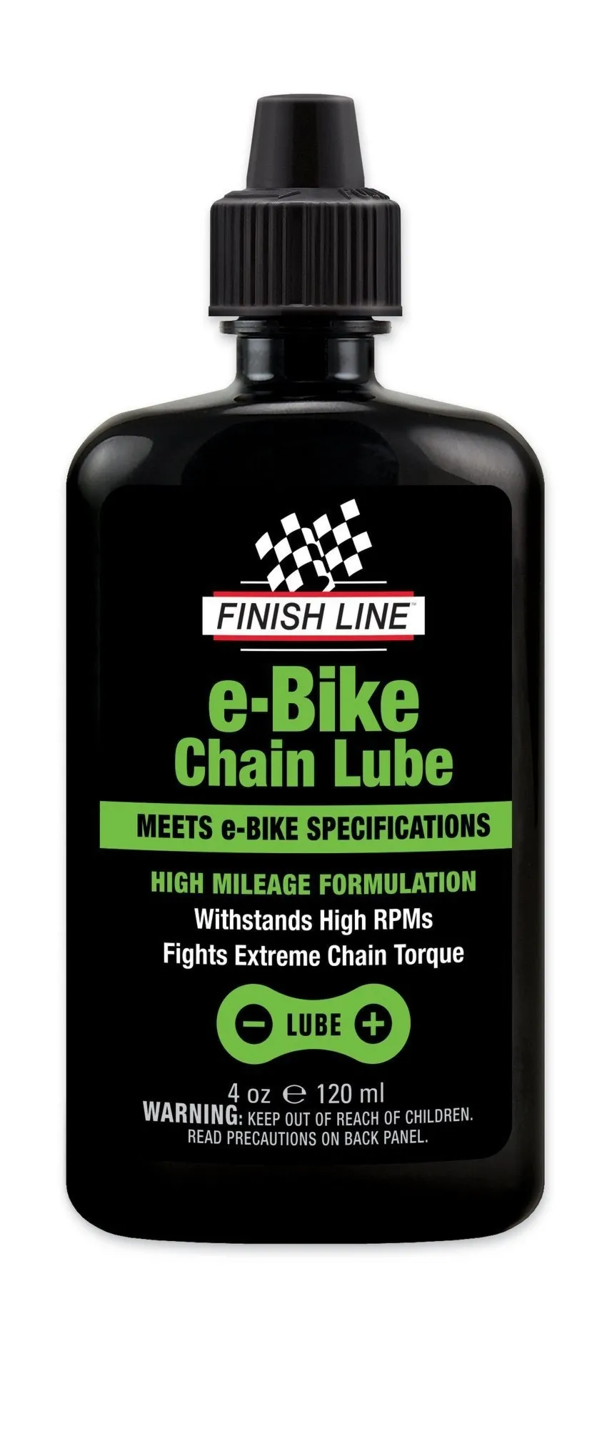 Olej Finish Line do łańcuchów do rowerów E-bike 120ml butelka plastikowa