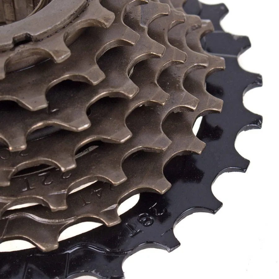 Wolnobieg Verso 7-rzędowy 14-28T index brązowo-czarny