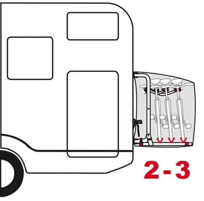 Pokrowiec na rowery Fiamma Bike Cover S - 2/3 rowery