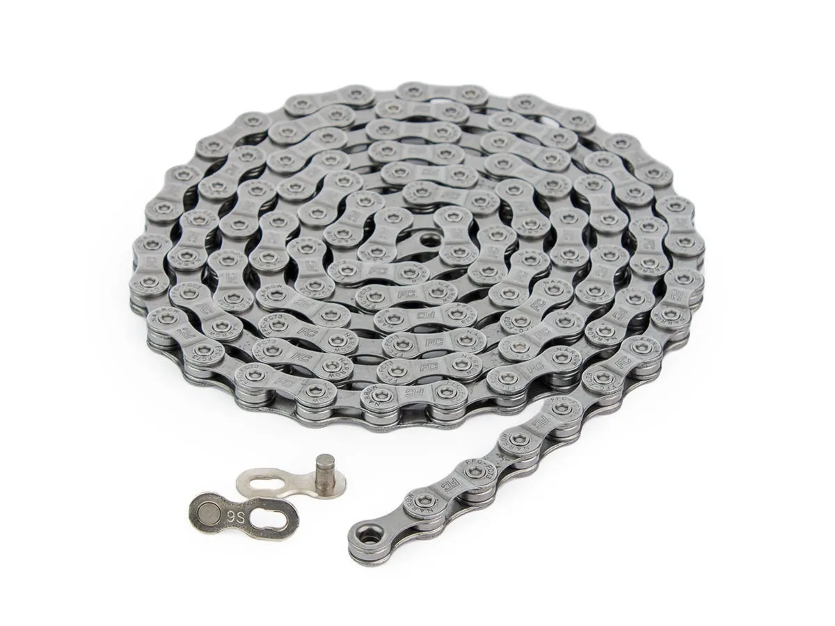 Łańcuch Verso Z-90 9-rzędów 116-ogniw z zapinką srebrny