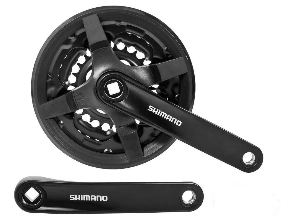 Mechanizm korbowy Shimano FCTY301C244CL 42x34x24T czarny z osłoną