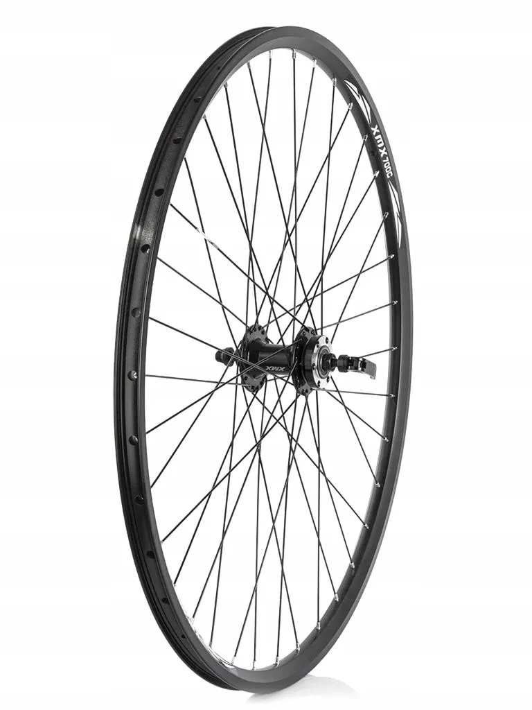 Koło przód 29"- 28" Disc piasta XMX-A282F pod hamulec tarczowy, łożyska maszynowe, obręcz czarna