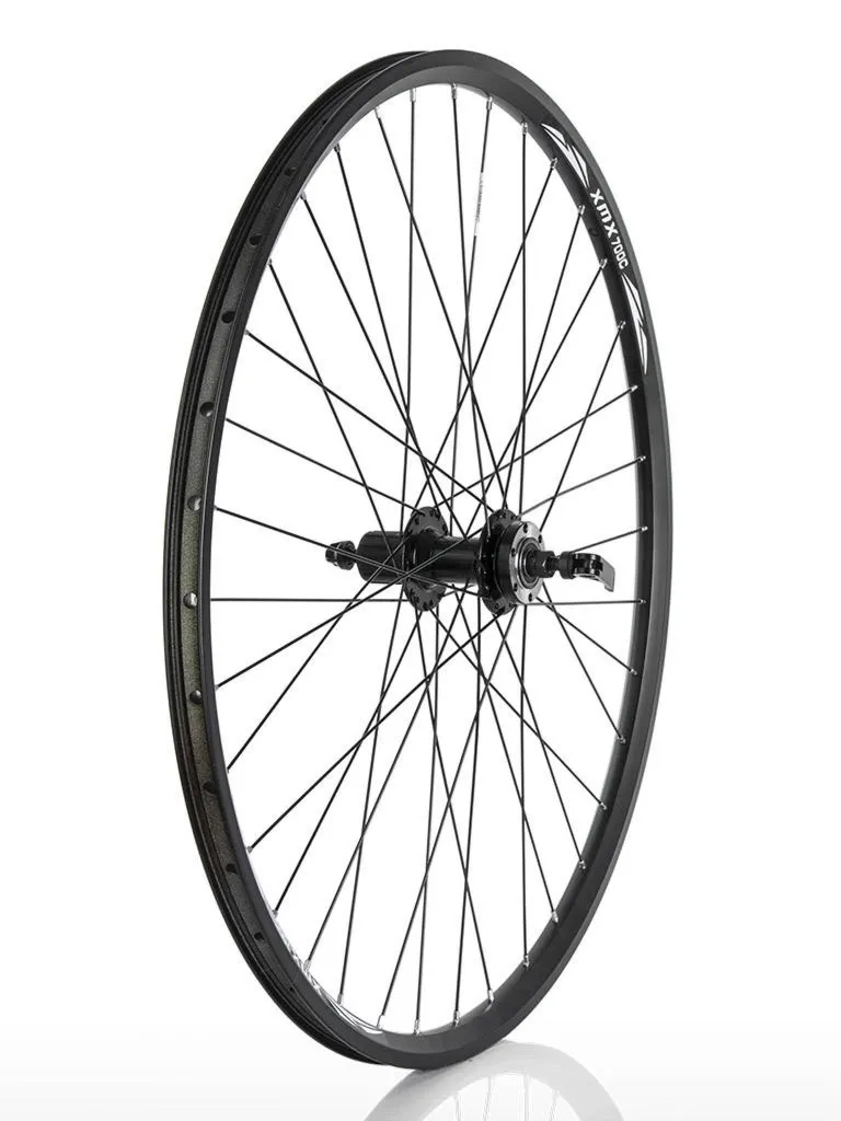 Koło tylne 29"-28" Disc piasta XMX A282QR kaseta 8-9-10 rzędów, hamulec tarczowy, łożyska maszynowe, obręcz czarna