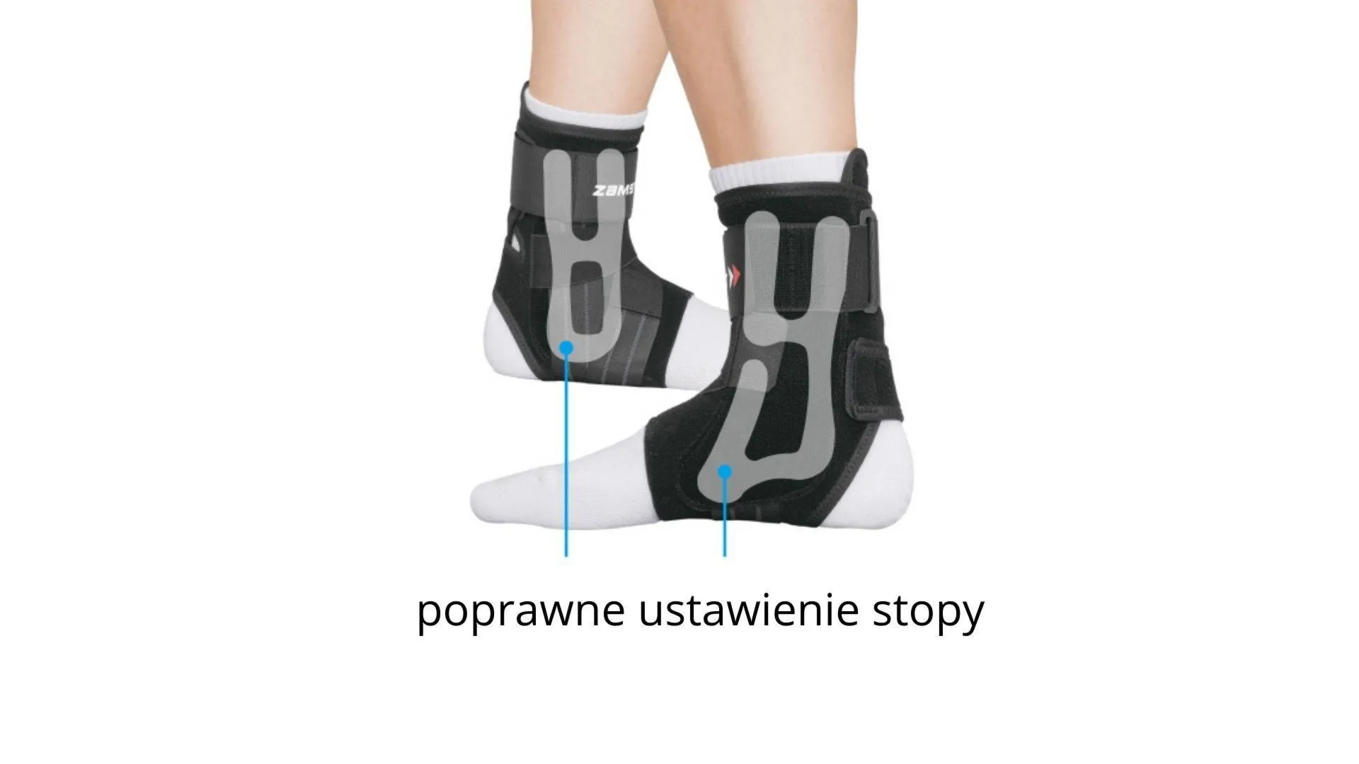Stabilizator stawu skokowego ZAMST A1 lewy