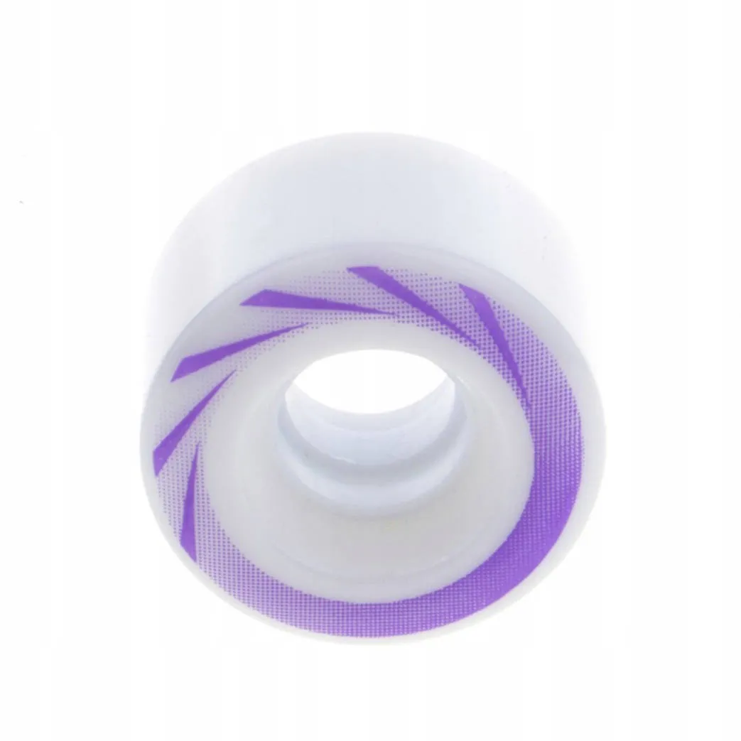 Kółko do wrotek 54x32mm biały-fiolet